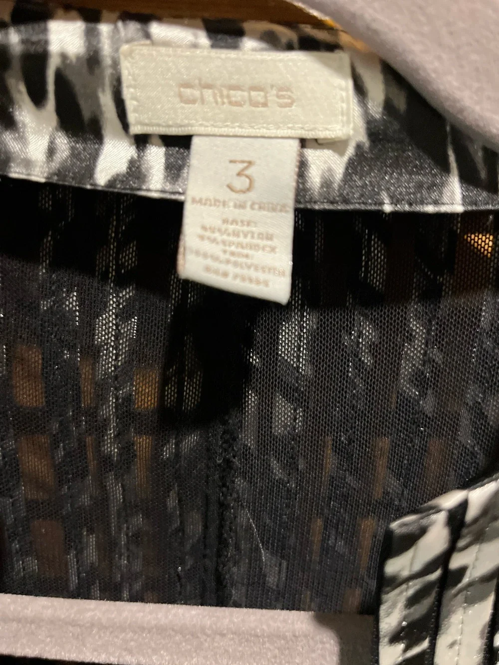 03. WOMENS CHICO’S 3/XL DETAIL JACKET - Picture 3 of 6